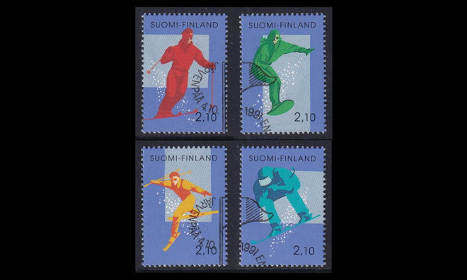 1148-51 o Nuorten harrastuksia laskettelu EPL (1991)