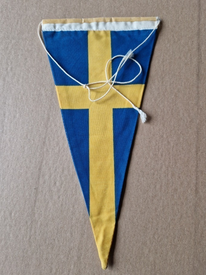 Ruotsi vintage kaksipuoleinen matkailuviiri