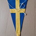 Ruotsi vintage kaksipuoleinen matkailuviiri - pikkukuva 1