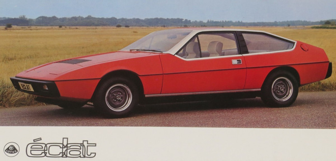 1975 Lotus Eclat 520 521 esite - KUIN UUSI
