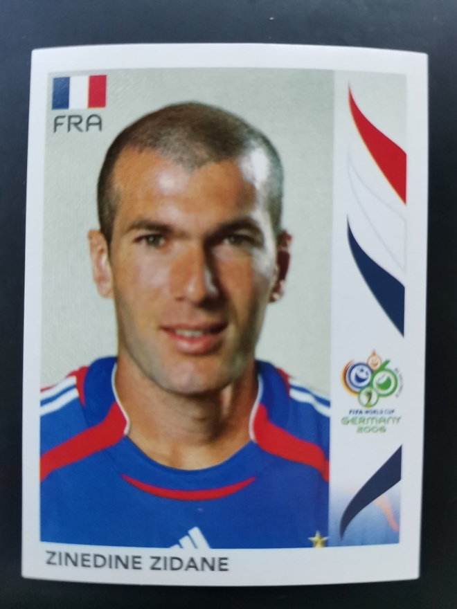 Panini World Cup 2006 #467 Zinedine Zidane
