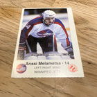 KORTTI 1985-86 Winnipeg Jets Anssi Melametsä Rookie - pikkukuva 1