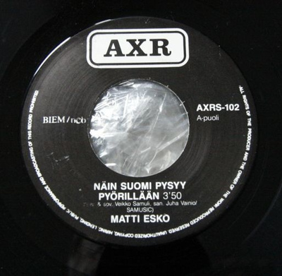 Matti Esko :  Näin Suomi Pysyy Pyörillään  -  7"