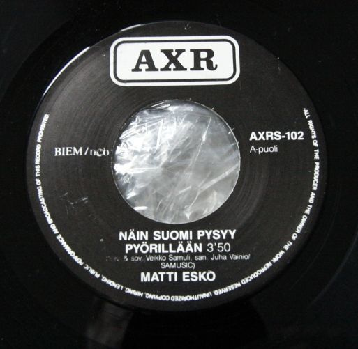 Matti Esko :  Näin Suomi Pysyy Pyörillään  -  7"