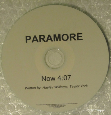 Paramore • Now PROMO CDr-Single