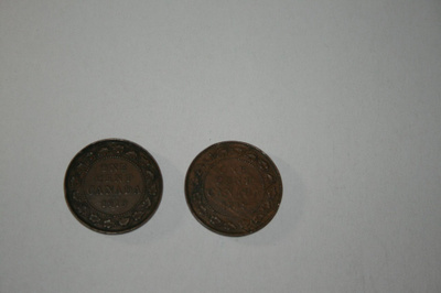 Canada one cent 1913 +1918