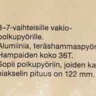 Biltema kampisarja vääntiö polkupyörään (36T,122mm) - pikkukuva 3