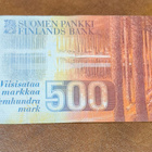 500 markkaa v. 1986 Litt.A - pikkukuva 2