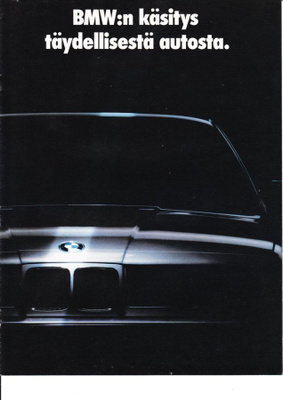 BMW 500-sarja -esite, 1988