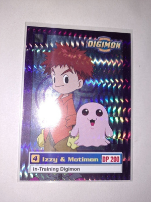 Izzy & Motimon Holo Digimon keräilykortti