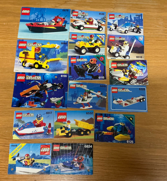 Lego vanhoja ohjeita 5