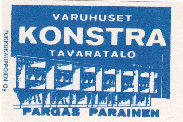 Parga - Parainen. KONSTRA tavaratalo ,   s84