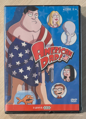 American Dad!: Kausi 2 (2005-2006) 3DVD (UUSI)