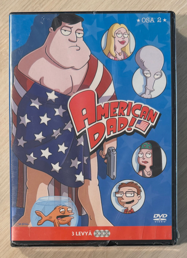 American Dad!: Kausi 2 (2005-2006) 3DVD (UUSI)