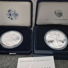 2x 999  oz proof usa silver dollar - pikkukuva 2