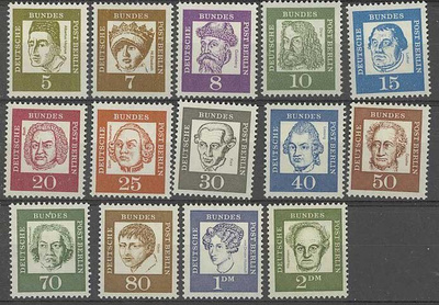 Berlin Mi 199-219, yksi merkki puuttu välistä, +