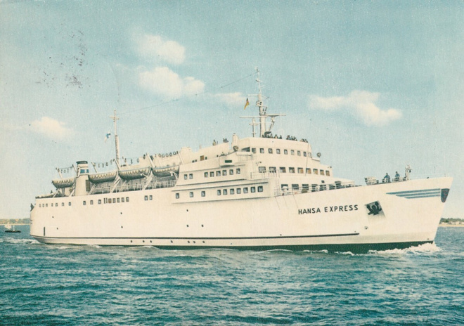 LAIVAKORTTI - M/S HANSA EXPRESS