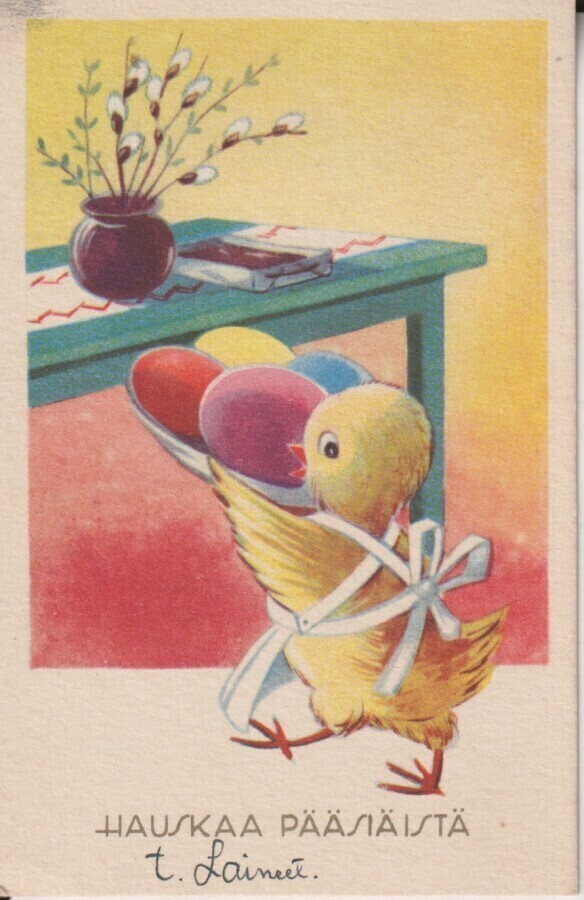 Hauskaa Pääsiäistä ,   Tipu, jänö, muna   e53