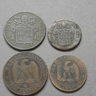 Kolikkosetti 4kpl,1843,1850,1854,1854 - pikkukuva 2
