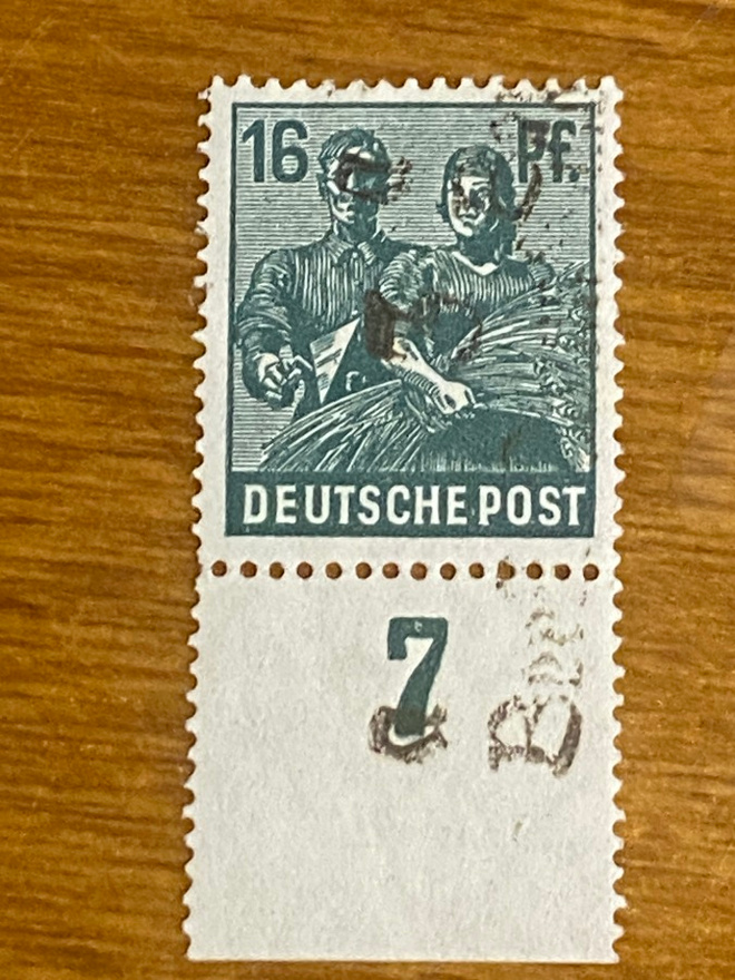 SAKSA 1948 NEUVOSTOLIITTO SEKTORI MERKKI**