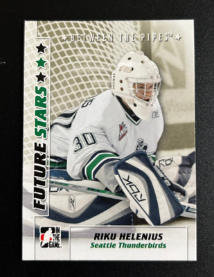 2007-08 Between The Pipes #44 Riku Helenius