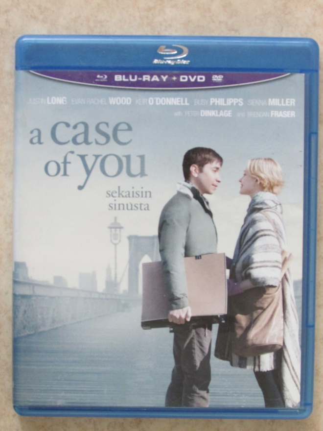 A Case of You - Sekaisin sinusta, blu-ray.
