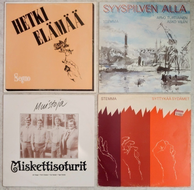 4 STM / STEMMA -LP:tä 1981–88; Suomen Työväen Musiikkiliitto