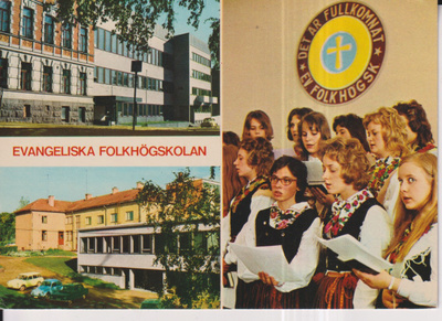Vasa. Evangeliska Folkhögskolan . sommitelmakortti , e39