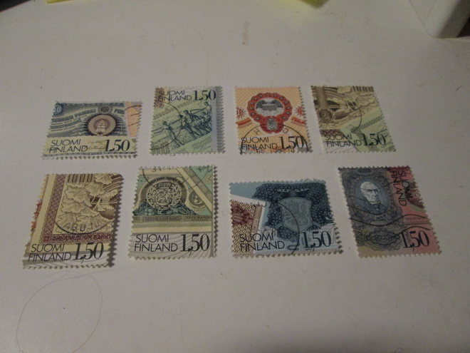 1985 100 vuotta Suomalaista setelipainatusta sarja