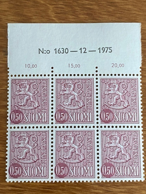 LEIJONAMALLI 1963 0,50MK NUMERO KUUSILO**