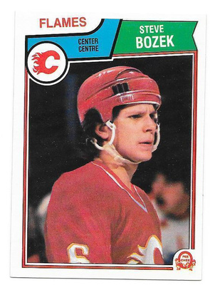 1983-84 OPC #77 Steve Bozek Calgary Flames
