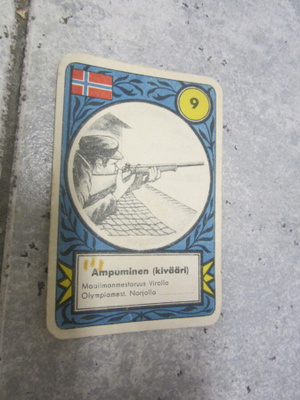 KERÄILYKORTTI BERLIININ OLYMPIALAISTA 1936