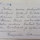 Lotta Svärd -järjestön viestikortti (+ järj. tunnus), 1943 - pikkukuva 1