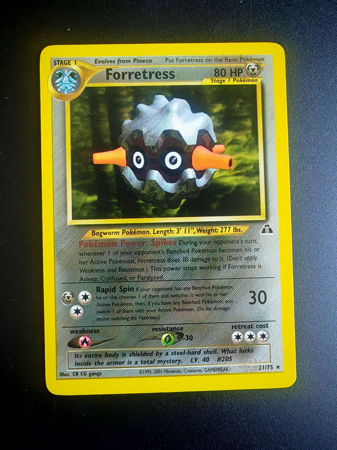 Pokemon kortti Forretress Neo Discovery rare