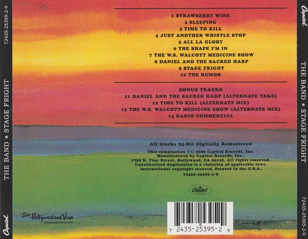 the BAND - STAGE FRIGHT
