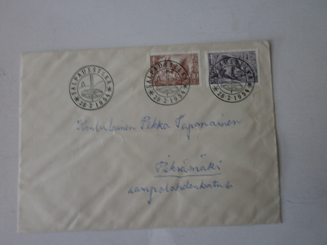 Lahti, Salpausselkä 28.2.1954, Tubi-merkit