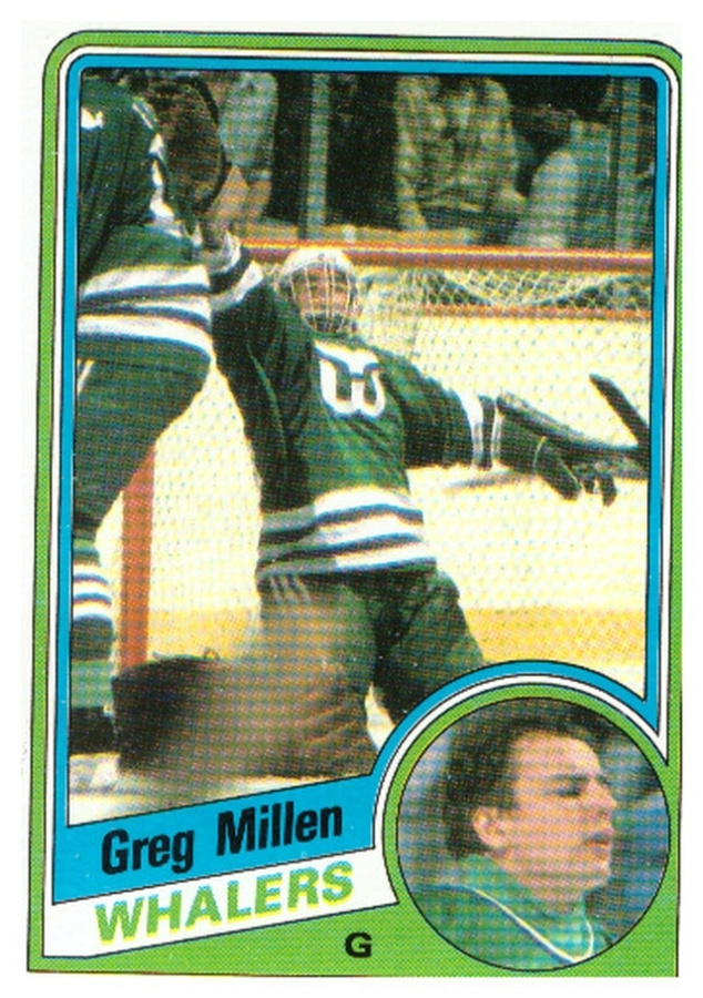 Mv Legenda GREG MILLEN Whalers 84-85 Topps #58
