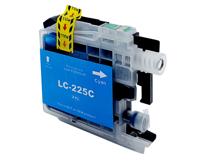 Brother LC225XLC mustekasetti, syaani – tarvike, premium