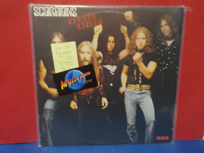 SCORPIONS - VIRGIN KILLER M-/EX- UK -77 3RD PRESS LP