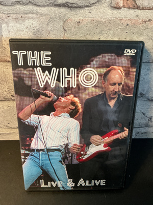 THE WHO: Live & Alive ja Live At Glastonbury dvd levyt
