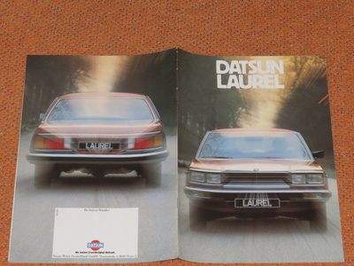 1980 Datsun Laurel esite - KUIN UUSI - 20 sivua