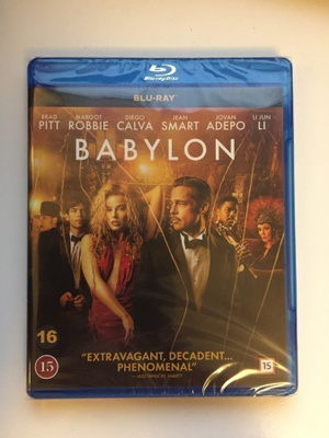 Babylon (Blu-ray) (2 disc) Brad Pitt (2022) UUSI