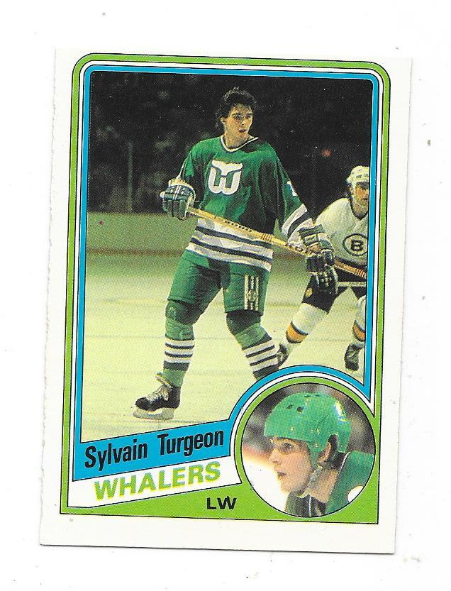 1984-85 OPC #79 Sylvain Turgeon , Hartford Whalers RC