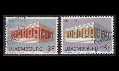 Luxemburg 788-9 o Europa (1969)