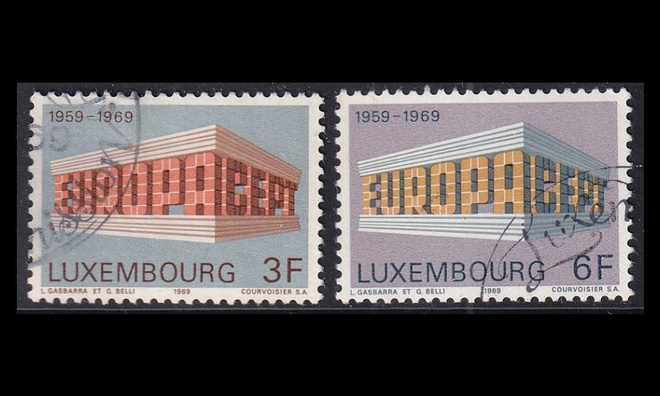 Luxemburg 788-9 o Europa (1969)
