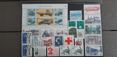 RUOTSI n.1980-1983 postimerkkejä ** 30 kpl