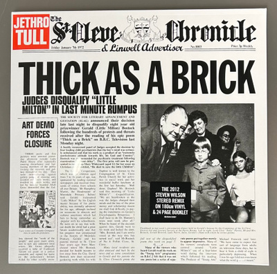 JETHRO TULL - LP, uusi