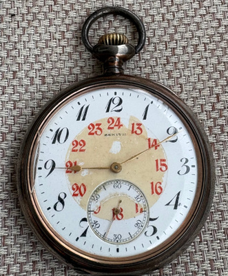 Zenith Prima 17-kivinen taskukello.