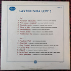 LASTEN OMA LEVY 3- R.Malmsten M.Aspelund A.Loven ym-LP - pikkukuva 2