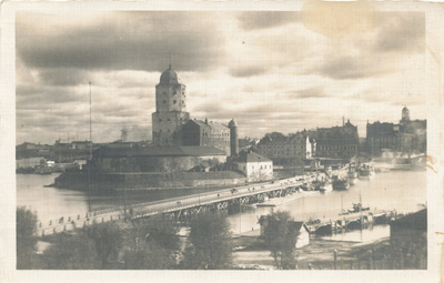 VIIPURI - vanha kortti, kulk. 1927